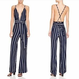 Faithfull the Brand striped jumpsuit S
